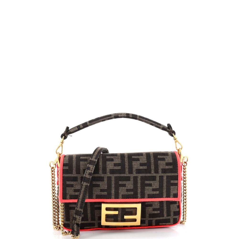 Fendi Baguette Nm Bag Zucca Canvas Mini #236881F21B